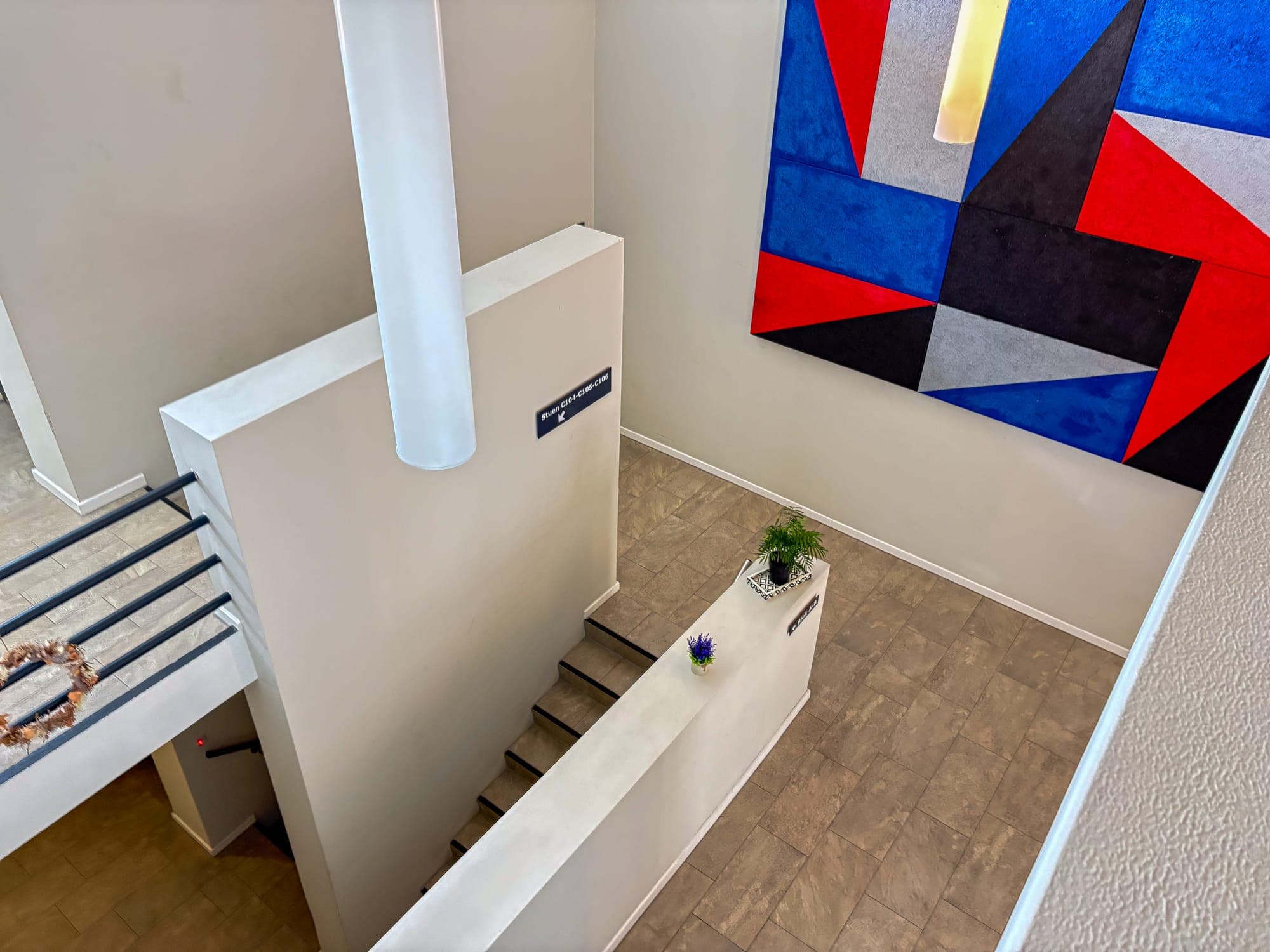 Arkitektonisk detalje fra Horup Bolig-ejendom