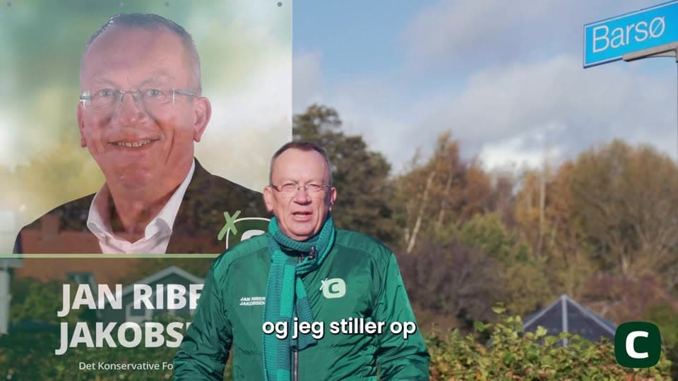 Jan Riber Jakobsen på valgkampagne i Barsø