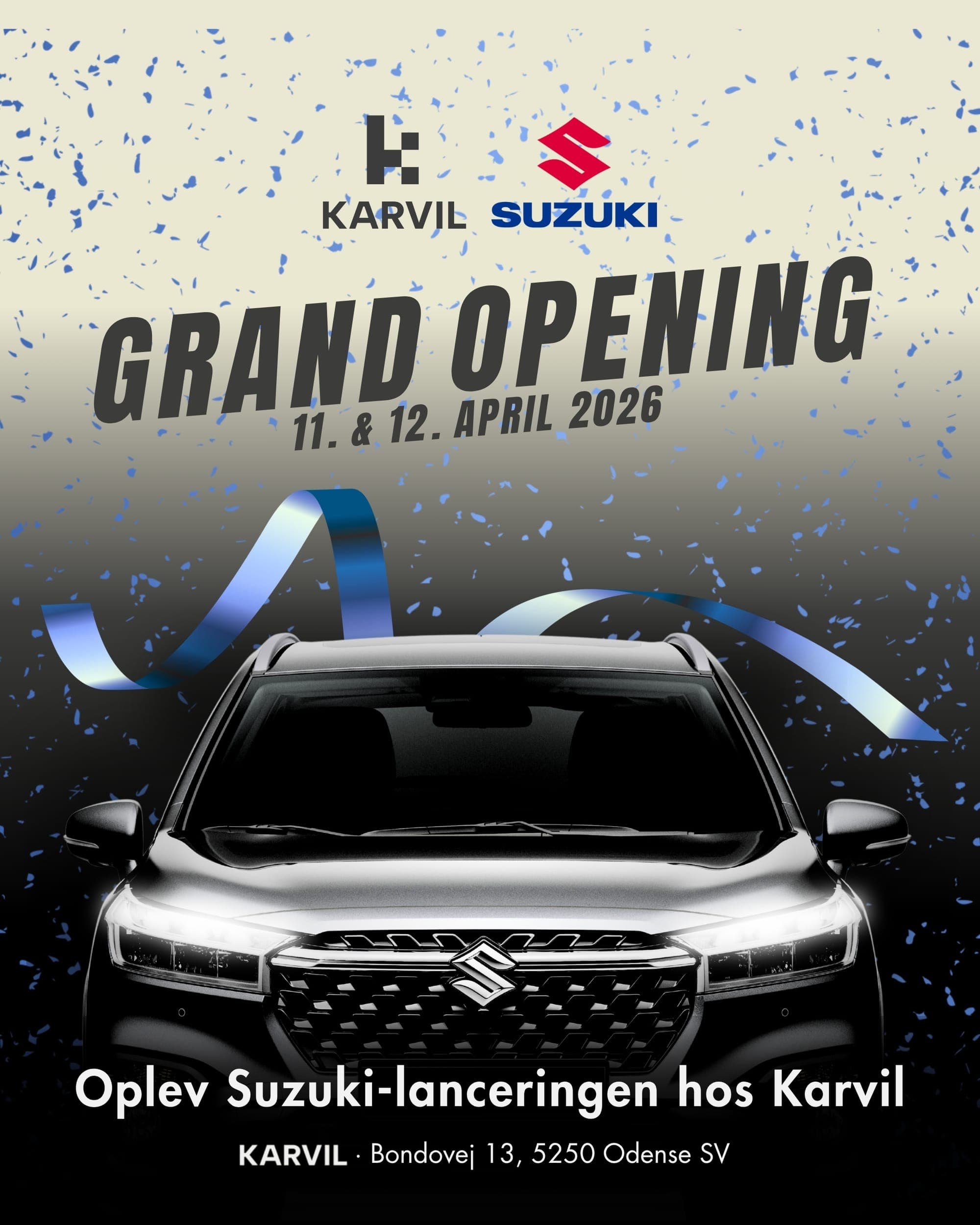 Meta annonce grafisk design til Karvil Biler