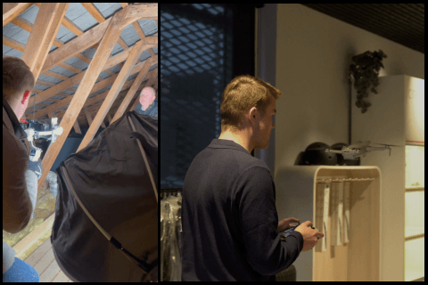 Behind the scenes — CNM Marketing producerer videoer
